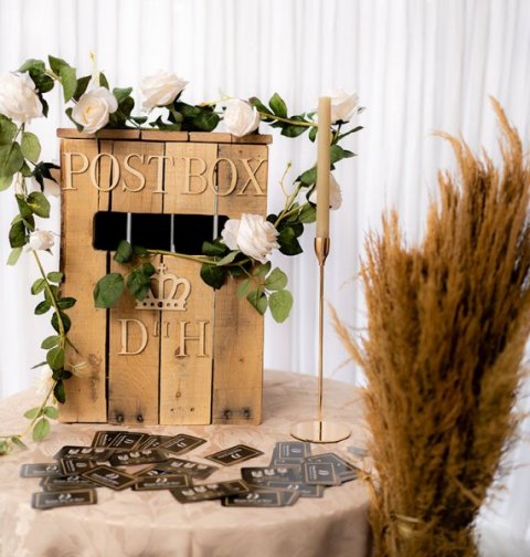 Rustic Gift Wedding Post Box - Dream Hire & Deco Ltd