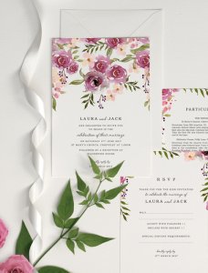 With love wedding stationery