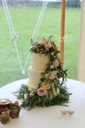 Rustic Wedding Cake with Fairytale Fresh Flowers by White Rose Cake Design Bespoke Wedding Cake Makers in Holmfirth Huddersfield West Yorkshire (9).jpg