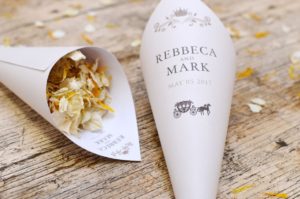 Fairytale theme Personalised Confetti Cones from £11